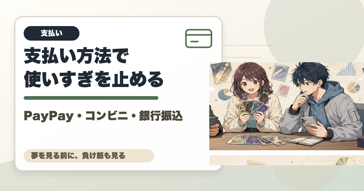支払い方法で使いすぎを止める